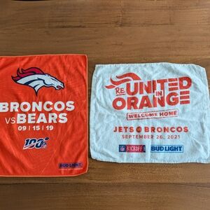 Broncos Rally Towels From 2019 & 2021 - Orange and White